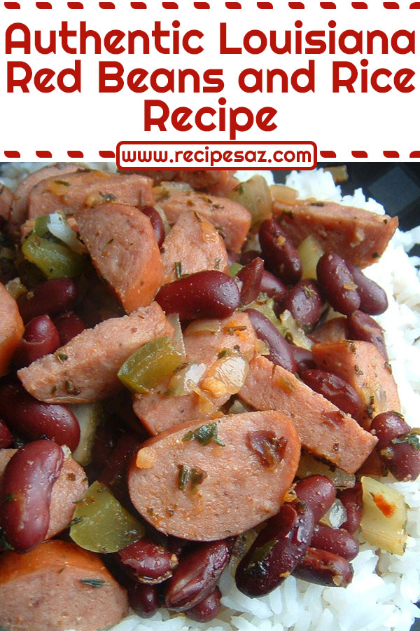 Authentic Louisiana Red Beans and Rice Recipe