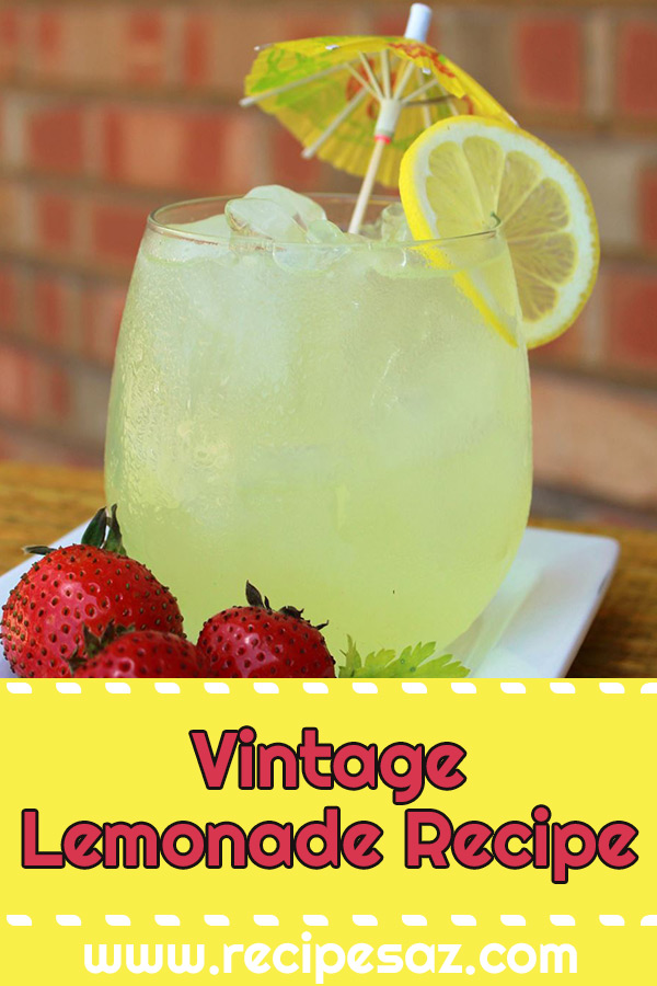 Vintage Lemonade Recipe