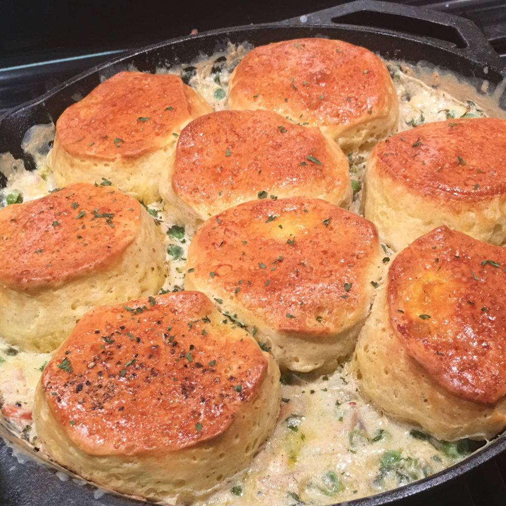 Mom's Fabulous Chicken Pot Pie with Biscuit Crust Recipes A to Z
