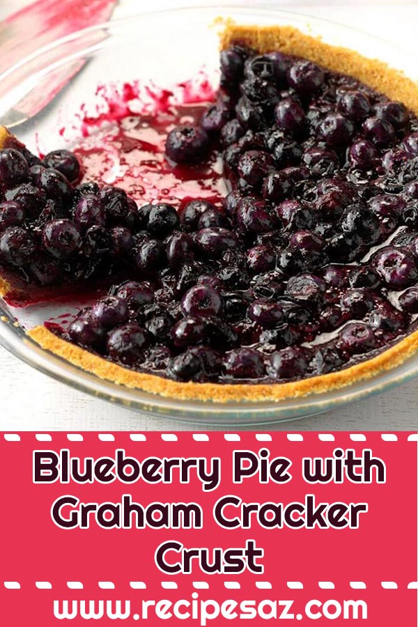 Blueberry Pie with Graham Cracker Crust