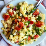 Grilled Corn Salad Recipe with a Tangy Lime Vinaigrette recipe #grilling #corn #salad #summer #recipe