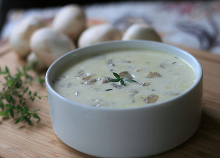 Keto Low-Carb Cream of Mushroom Soup Recipe