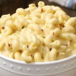 Slow Cooker Triple Cheesy Mac and Cheese Recipe - Recipes A to Z #slowcooker #slowcookerrecipes easy slow cooker pasta recipes #pasta #pastarecipes easy mac and cheese #maccheese #macandcheese #cheese