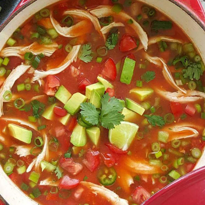 The Best Chicken Tortilla Soup recipe - Recipes A to Z - recipesaz easy chicken recipes #chicken #chickenrecipes easy tortilla recipes #tortilla #tortillarecipes #chickentortilla easy soup recipes #soup #souprecipes #chickensoup easy crock pot recipes #crockpot #crockpotrecipes easy chicken crock pot recipes