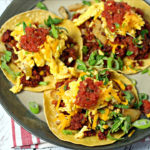 Chorizo Breakfast Tacos with Potato Hash and Eggs Recipe - Easy Recipes A to Z #recipesaz #recipes #recipe #easyrecipes #chorizo #breakfast #breakfastrecipes easy breakfast recipes tacos #breakfastideas easy breakfast ideas #taco #tacos #tacosrecipes easy tacos recipes #potato #hash #eggs