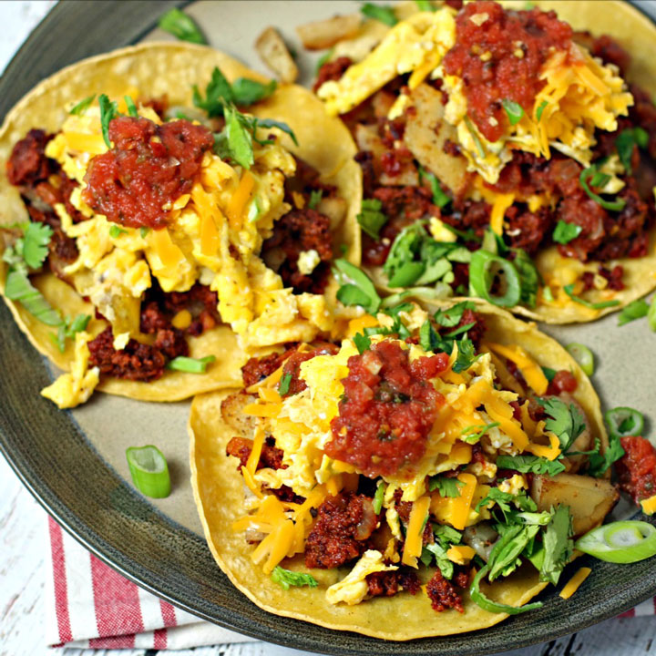 Chorizo Breakfast Tacos with Potato Hash and Eggs Recipe - Easy Recipes A to Z #recipesaz #recipes #recipe #easyrecipes #chorizo #breakfast #breakfastrecipes easy breakfast recipes tacos #breakfastideas easy breakfast ideas #taco #tacos #tacosrecipes easy tacos recipes #potato #hash #eggs