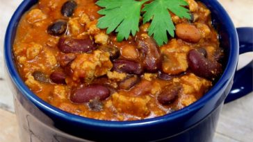 Quick Slow Cooker Turkey Chili Recipe