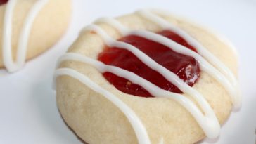 Raspberry and Almond Shortbread Thumbprints Recipe