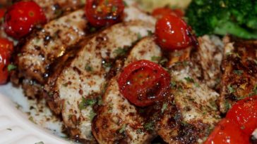 Roasted Balsamic Chicken with Baby Tomatoes Recipe