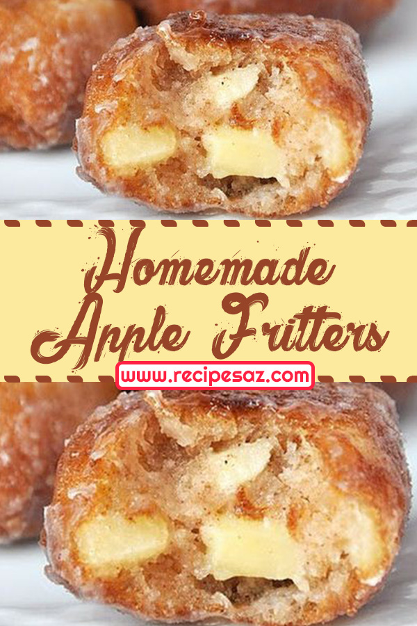Homemade Apple Fritters Recipe - easy desserts recipes #dessert #deesserts #dessertsrecipes #dessertrecipes #applefritters #fritters #apple #homemade #recipes #homemade #yummy #tasty #recipesaz