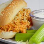 Slow Cooker Buffalo Chicken Sandwiches recipe