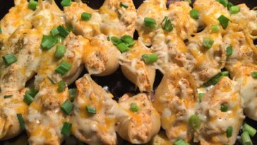 Buffalo Chicken Stuffed Shells Recipe