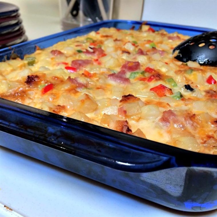 Cheesy Amish Breakfast Casserole Recipe