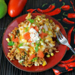 Cheesy Pork Taco Rice Recipe