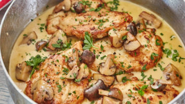 Chicken Marsala Over White Rice Recipe