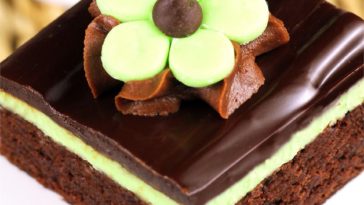 Chocolate Mint Dessert Brownies Recipe