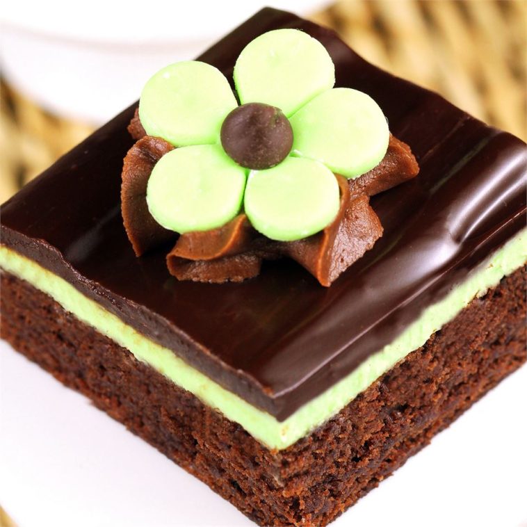 Chocolate Mint Dessert Brownies Recipe