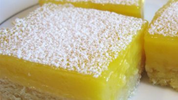 Lemon Cheesecake Bars Recipe