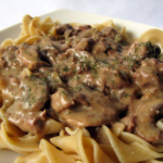 The Absolute BEST Crockpot Beef Stroganoff Recipe