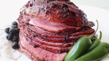 Blackberry Jalapeno Glazed Ham Recipe