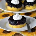 Blueberry Upside-Down Mini Cakes recipe