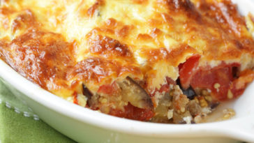 Cheesy Eggplant Casserole Recipe