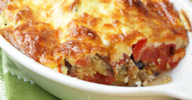 Cheesy Eggplant Casserole Recipe