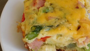 Cheesy Ham and Asparagus Bake Recipe