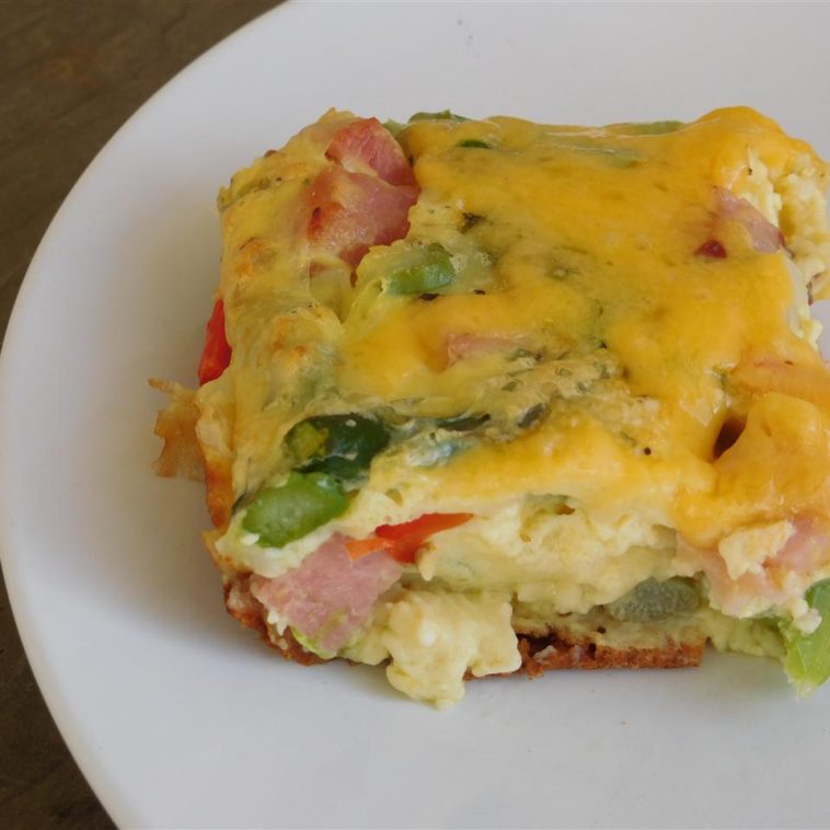 Cheesy Ham and Asparagus Bake Recipe