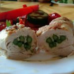 Chicken Asparagus Roll-Ups Recipe - Very flavorful chicken and asparagus dish with almost a hollandaise-inspired flavor with a little crunch from the Panko breadcrumbs. #chicken #asparagus #rollups #chickenrecipe #chickenrecipes #chickenrollups #chickenrollupsrecipe #rollupsrecipe #asparagusrecipe #recipes
