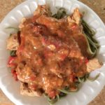 Chicken with Sun-Dried Tomato and Roasted Pepper Cream Sauce Recipe