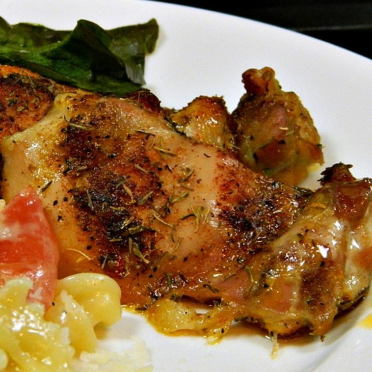 Crispy and Tender Baked Chicken Thighs Recipe