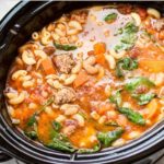 Crockpot Italian Sausage Soup Recipe
