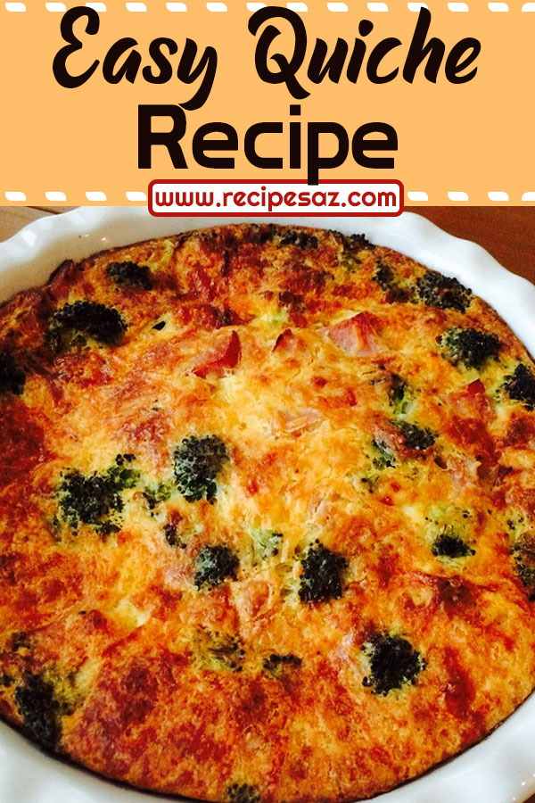 Easy Quiche Recipe - Recipes A to Z