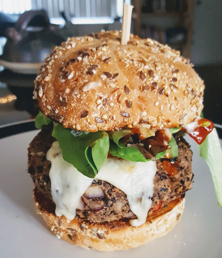 Homemade Black Bean Veggie Burgers Recipe