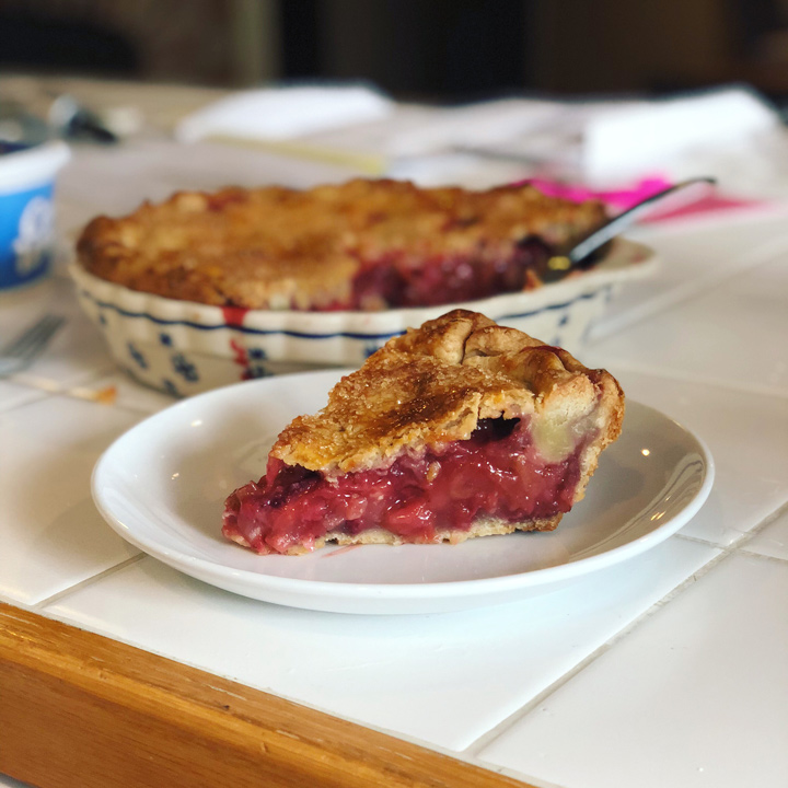 Rhubarb and Strawberry Pie Recipe