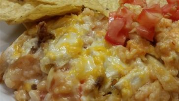 Salsa Chicken Rice Casserole Recipe