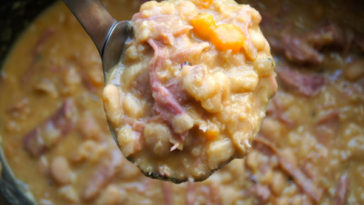 Slow Cooker Ham and Beans Recipe