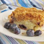 Sour Cream Blueberry Coffee Cake Recipe - This is a spin on traditional coffee cake #cream #blueberry #coffeecake #cake #cakerecipe #coffeecakerecipe #blueberrycake