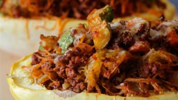 Spaghetti Squash Casserole in the Shell Recipe