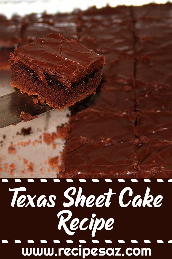 Texas Sheet Cake Recipe