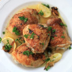 Baked Lemon-Butter Chicken Thighs Recipe