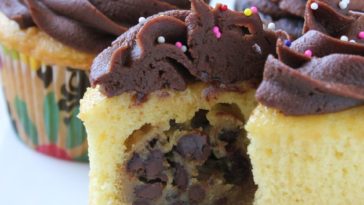 Chocolate Chip Cookie Dough + Cupcake Recipe