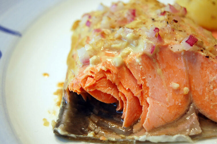 Dijon Garlic Salmon Recipe