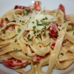 Fettuccine with Sweet Pepper-Cayenne Sauce Recipe