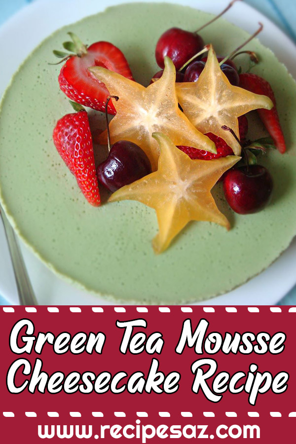 Green Tea Mousse Cheesecake Recipe