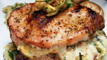 Pork Chops Stuffed with Smoked Gouda and Bacon Recipe