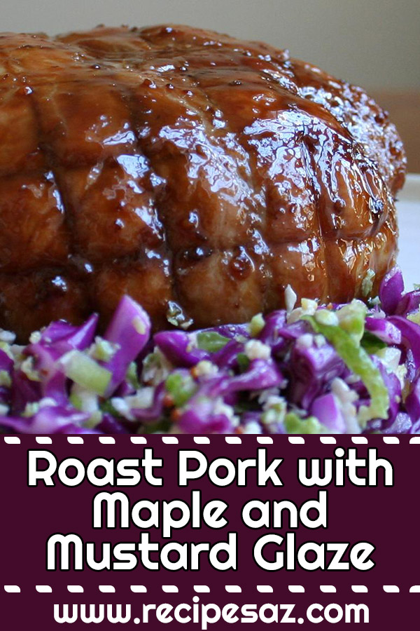 Roast Pork with Maple and Mustard Glaze Recipe