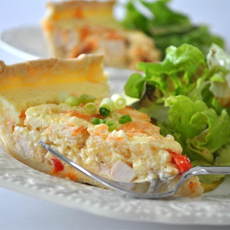 Sour Cream Chicken Quiche Recipe