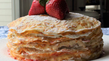 Strawberry Crepe Cake Recipe